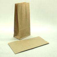 Бумажные крафт пакеты для чая и кофе (80+50)x170 мм
