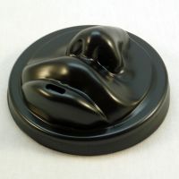 Крышка Губы для стакана 80 мм черная