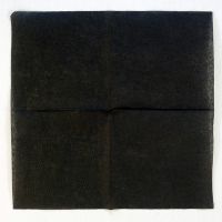 Черные бумажные салфетки однослойные 24x24 см биг пак 400 листов