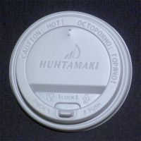 Крышка для стакана 90 мм Huhtamaki белая с клапаном