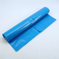 Одноразовая рулонная синяя скатерть ПВД 110x180 см