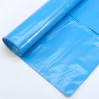 Одноразовая рулонная синяя скатерть ПВД 110x180 см