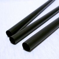 Черные прямые трубочки для коктейля 12x240 мм
