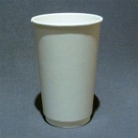 Двухслойный белый бумажный стакан 400/520 мл 90 мм
