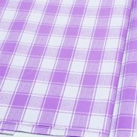 Одноразовая скатерть ПВД 120x180 см "Фиолетовая клетка"