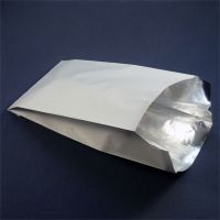 Пакет бумажный для кур гриль (140+90)x310 мм белый фольгированный