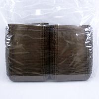 Бумажные формы овальные коричневые 35x136 h27