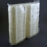 Бумажные формы овальные белые 40x105 h25