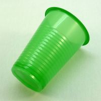 Пластиковый стакан 200 мл зеленый Стиролпласт
