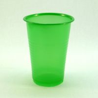Пластиковый стакан 200 мл зеленый Стиролпласт
