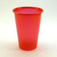 Пластиковый стакан 200 мл красный Стиролпласт