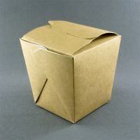 Одноразовая коробка для лапши 560 мл Крафт