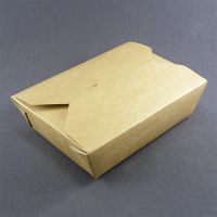 Бумажный ланч-бокс Крафт 500 мл