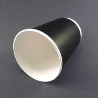 Стакан бумажный черный двухслойный 300/430 мл 90 мм