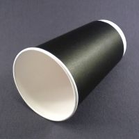 Стакан бумажный черный двухслойный 400/530 мл 90 мм