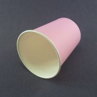 Стаканчик бумажный розовый 250 мл 80 мм