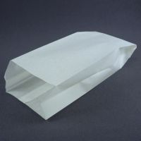 Белый бумажный пакет для шаурмы (90+40)x220 мм