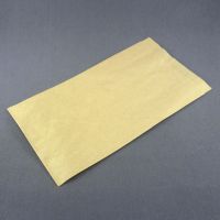 Бумажные крафт пакеты с плоским дном (140+60)x250 мм