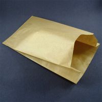 Бумажные крафт пакеты с плоским дном (170+70)x300 мм