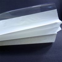 Белые бумажные пакеты с окном 120 мм (230+55)x400 мм
