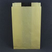 Бумажные крафт пакеты с окном 80 мм (140+90)x240 мм