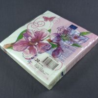 Бумажные салфетки 33x33 см 3-слойные "Цветок персика"