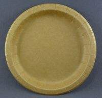 Бумажная глубокая тарелка Крафт 230 мм