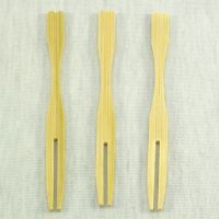Вилочки для канапе из бамбука 90 мм