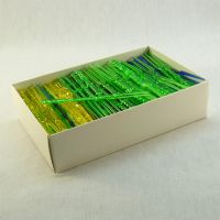 Вилка "Канапе" пластик 110 мм цветная