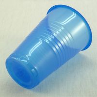 Стакан пластиковый 200 мл синий ИНТЕКО