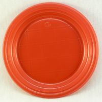 Тарелка пластиковая 165 мм красная
