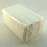 Салфетки белые бумажные однослойные 24x24 см биг пак 400 листов
