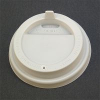 Крышка для стаканчика 90 мм с питейником и клапаном белая