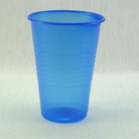 Синие пластиковые стаканы 200 мл 10 штук