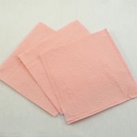 Салфетки розовые бумажные однослойные 24x24 см биг пак 400 листов