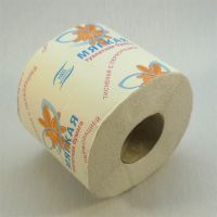 Туалетная бумага "Мягкая" 1-слойная 100% целлюлоза