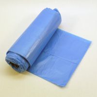 Мешки для мусора 60 л ПНД 58x68 см 11 мкм голубые Extra в рулоне 20 штук