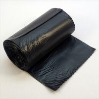 Мешки для мусора 30 литров ПНД 48x58 см 10 мкм черные Extra в рулоне 50 штук