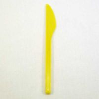 Одноразовые пластиковые ножи желтые 170 мм